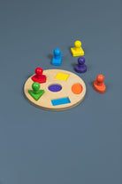 Round Shape Peg Puzzle - tiny tree toys - tiny tree toys