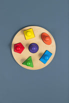 Round Shape Peg Puzzle - tiny tree toys - tiny tree toys