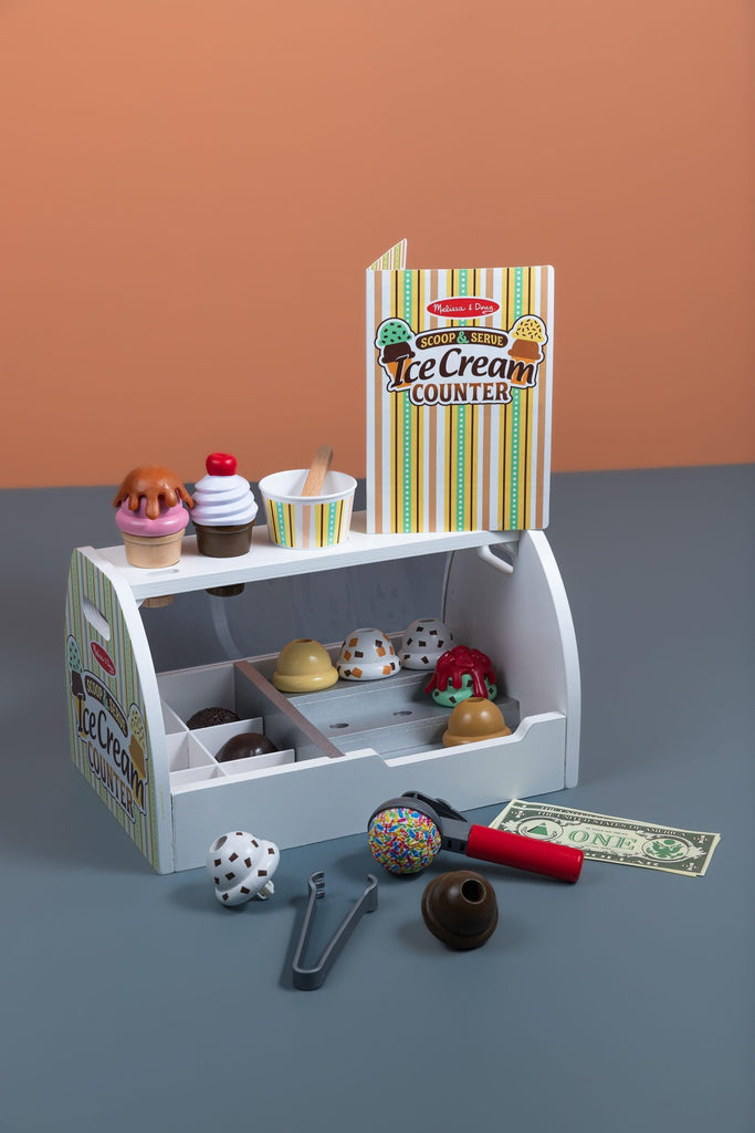 Scoop and Serve Ice Cream Counter - tiny tree toys - Melissa & Doug