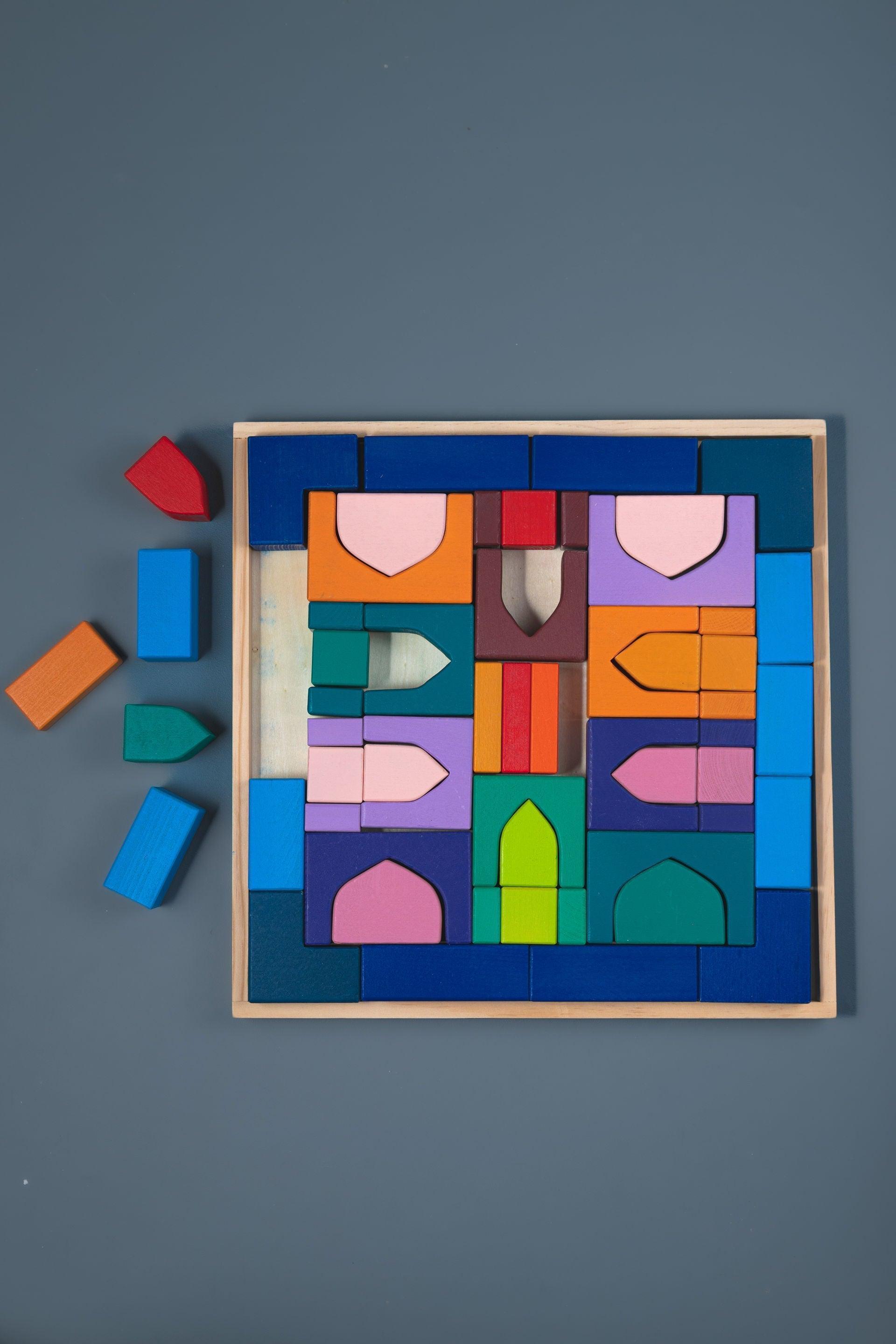 Town Block Set - tiny tree toys - tiny tree toys