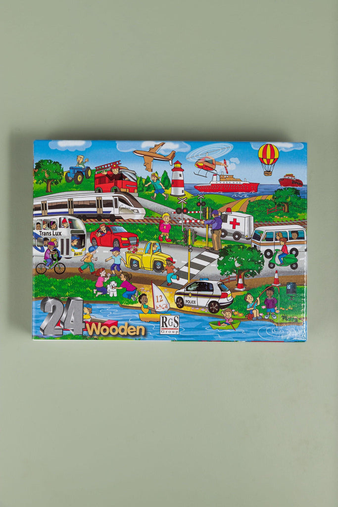 Transport Puzzle 24 Pcs - tiny tree toys - Smart Thinking