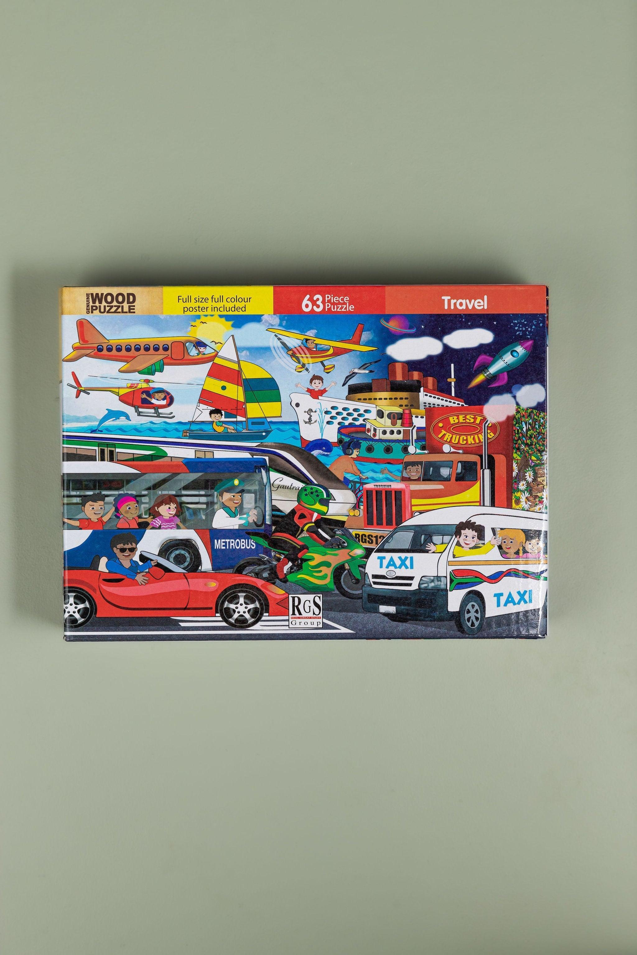 Travel Puzzle 63 Pc - tiny tree toys - Smart Thinking