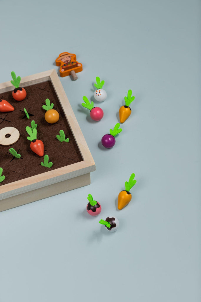 Carrot Memory Game - tiny tree toys - tiny tree toys