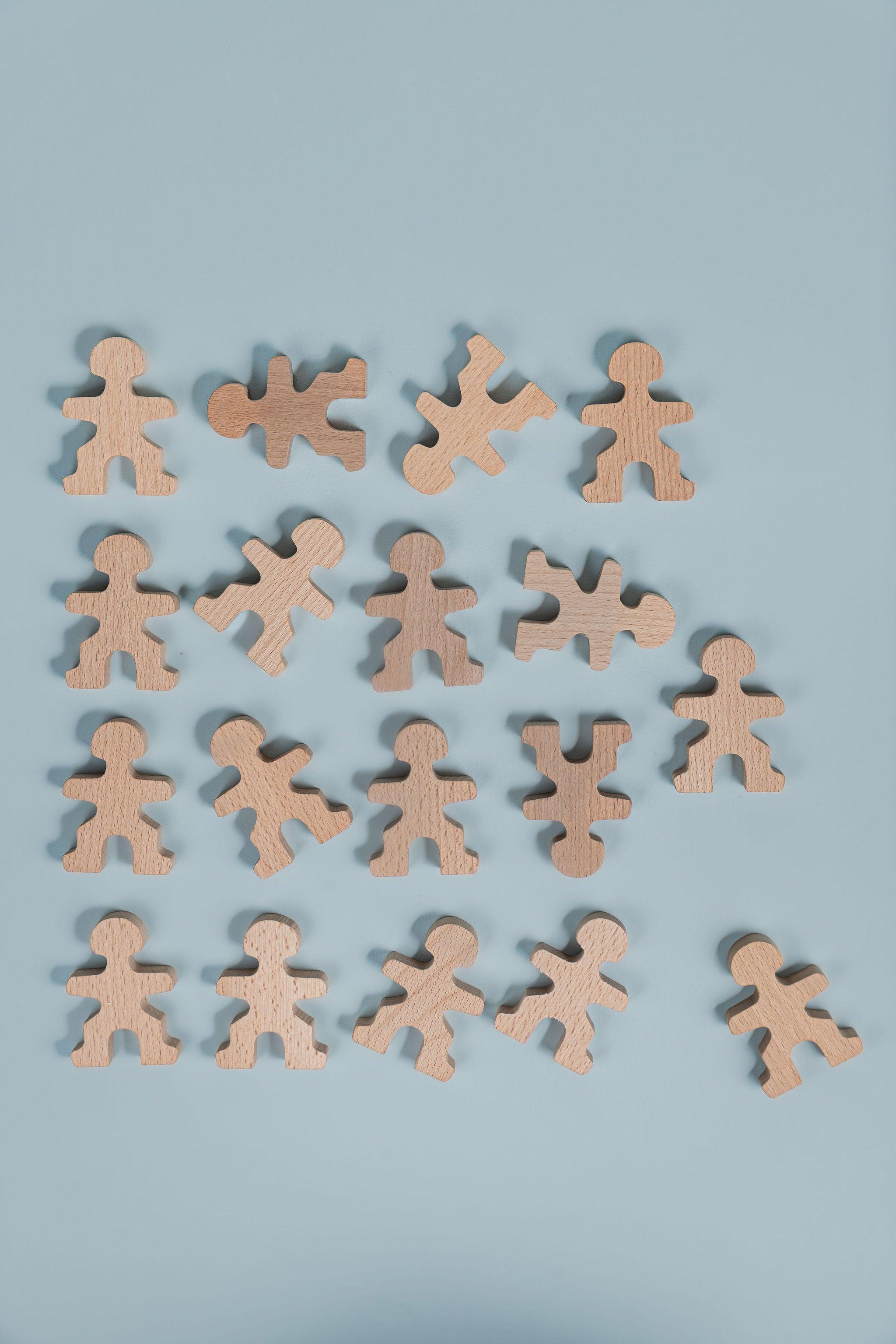Wooden Balancing Men 18 Pc - tiny tree toys - tiny tree toys