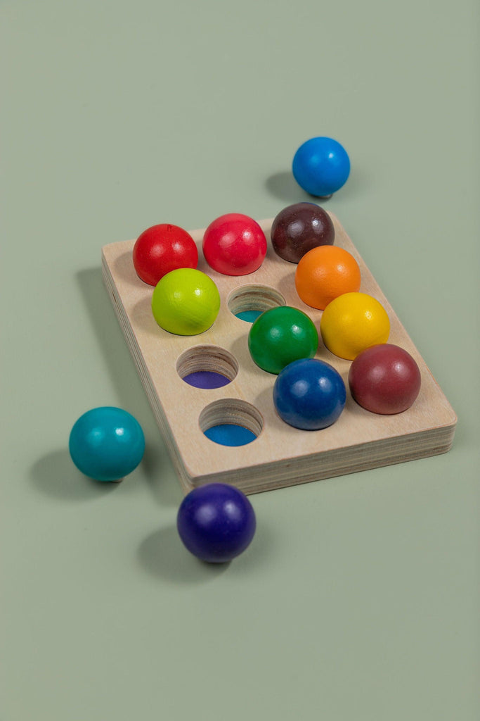 Wooden Ball Set - Various Colours - tiny tree toys - tiny tree toys