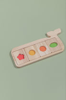 Wooden Colour Whale - tiny tree toys - tiny tree toys