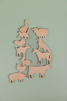 Wooden Farm Animals - tiny tree toys - tiny tree toys