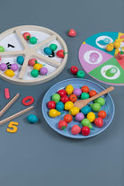 Wooden Fruit Sorting Set - tiny tree toys - tiny tree toys