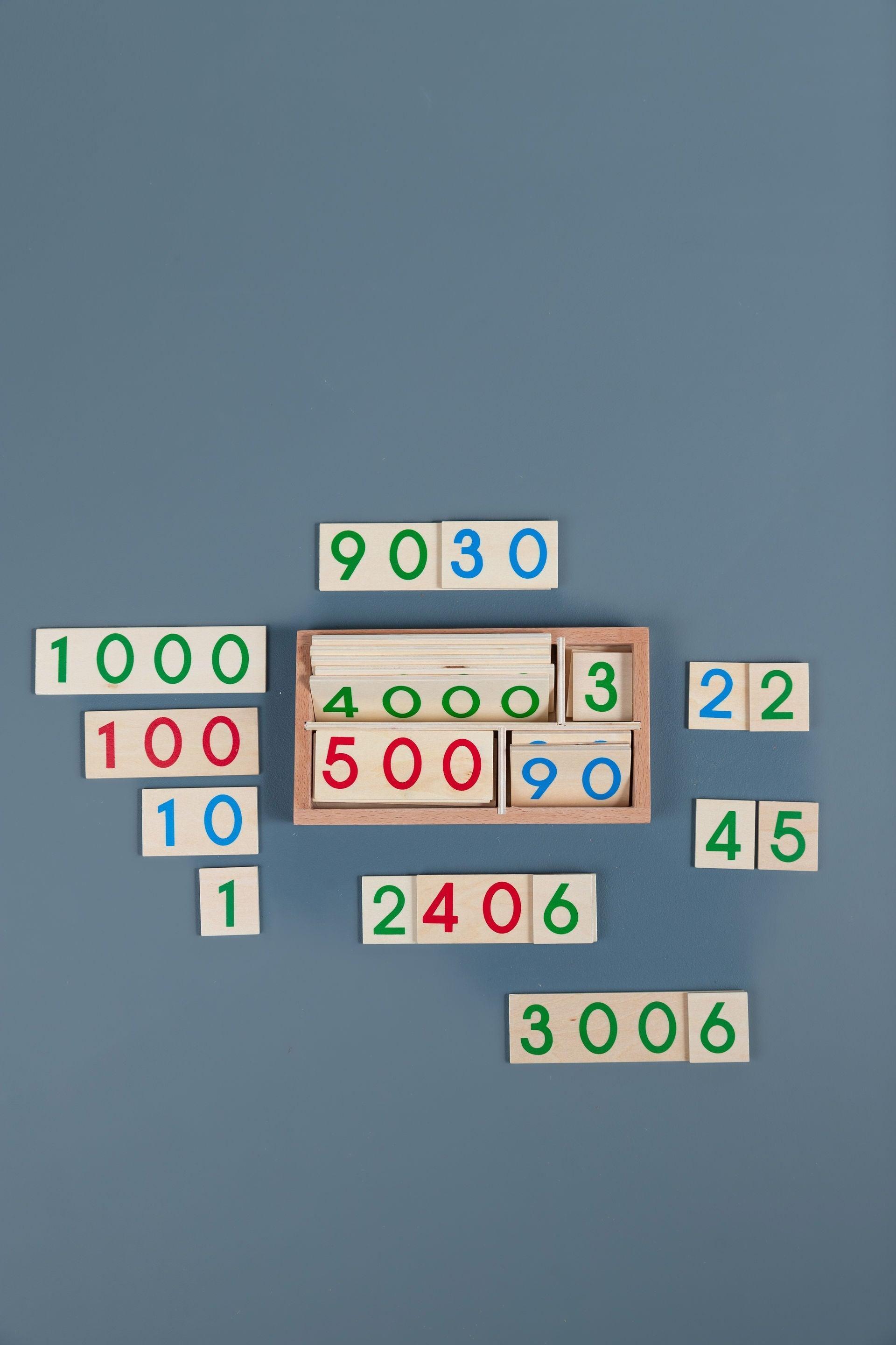 Wooden Maths Cards - tiny tree toys - tiny tree toys