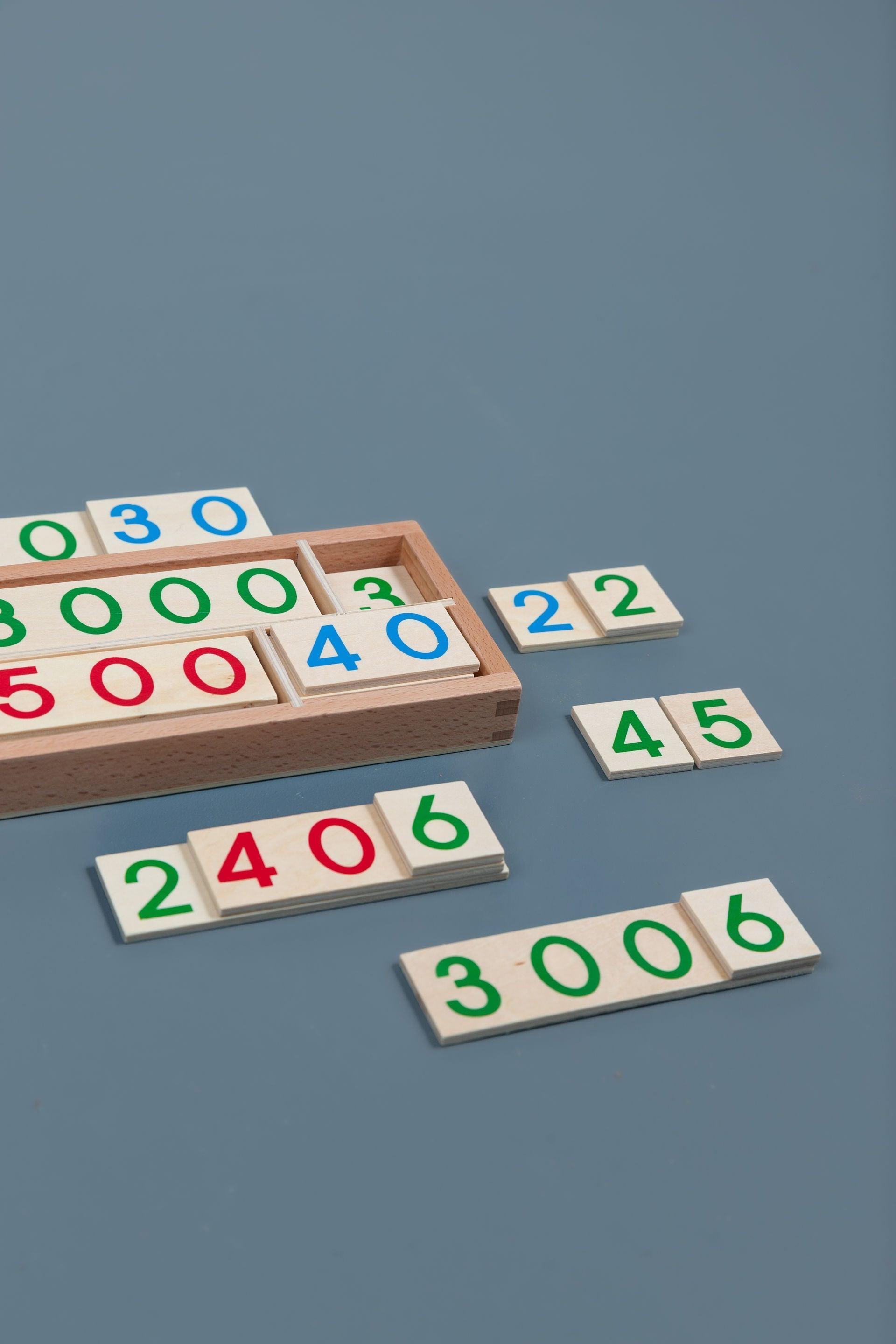 Wooden Maths Cards - tiny tree toys - tiny tree toys