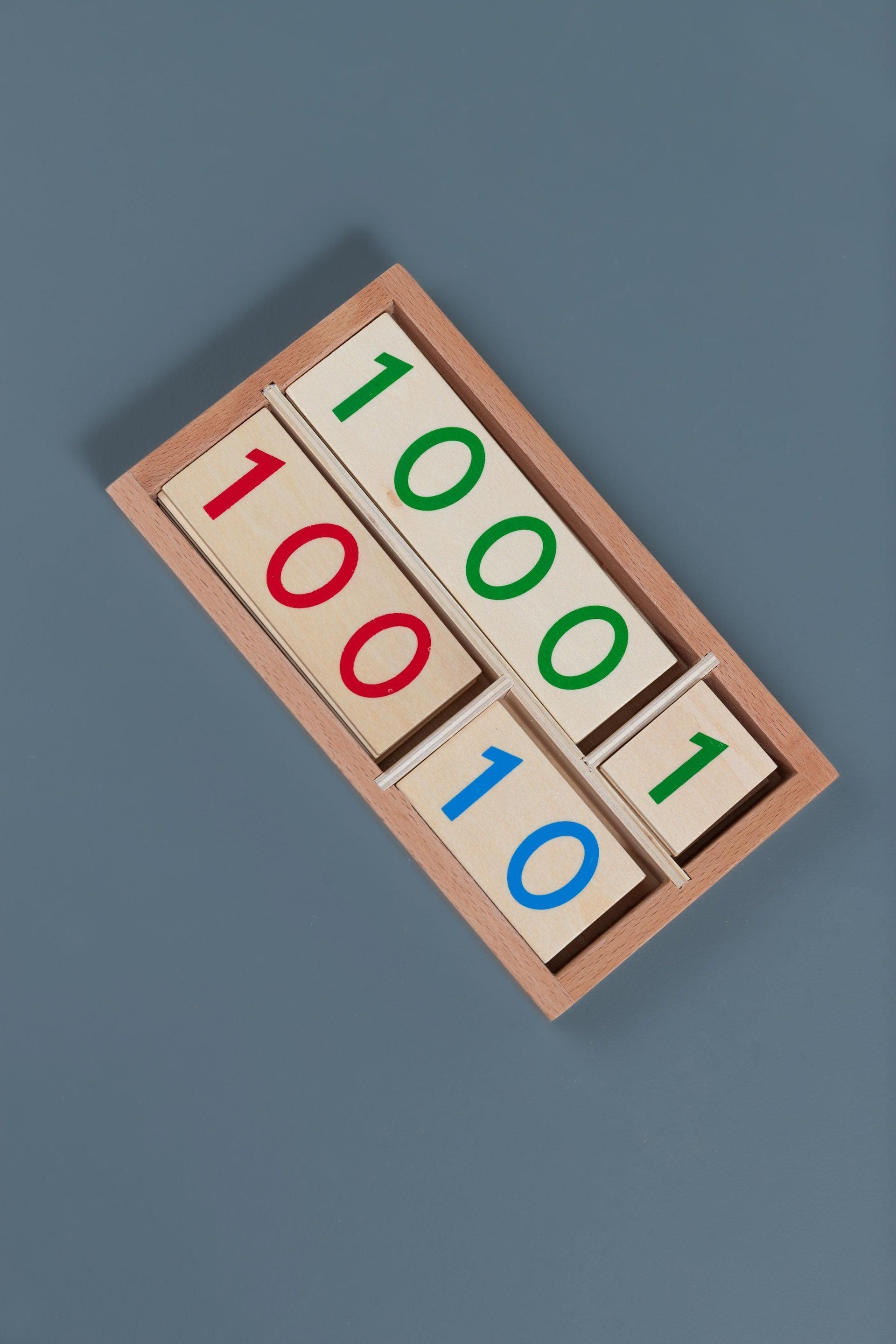 Wooden Maths Cards - tiny tree toys - tiny tree toys