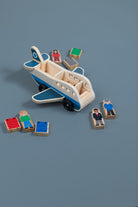 Wooden Plane With Passengers - tiny tree toys - tiny tree toys
