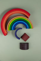 Wooden Rainbow Stacker - Various Designs - tiny tree toys - tiny tree toys