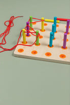Wooden Threading Baord - tiny tree toys - tiny tree toys