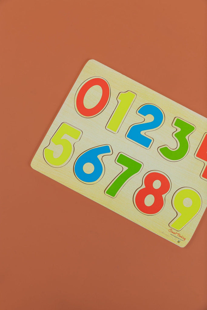 Wooden Tray Puzzle: Numbers - tiny tree toys - Smart Thinking