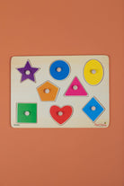 Wooden Tray Puzzle - Shapes - tiny tree toys - Smart Thinking