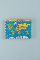 World Map Puzzle 50 Pcs - tiny tree toys - Smart Thinking